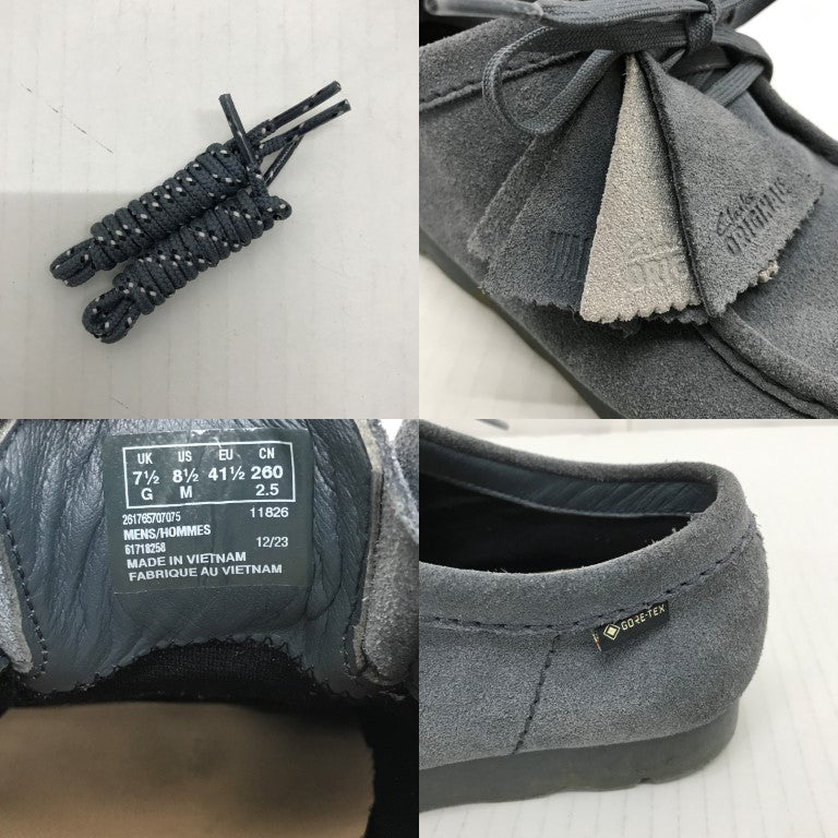 Clarks Wallabee Boots Gray Size 26