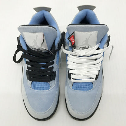 NIKE Air Jordan 4 Retro Blue Sneakers Size 26.5