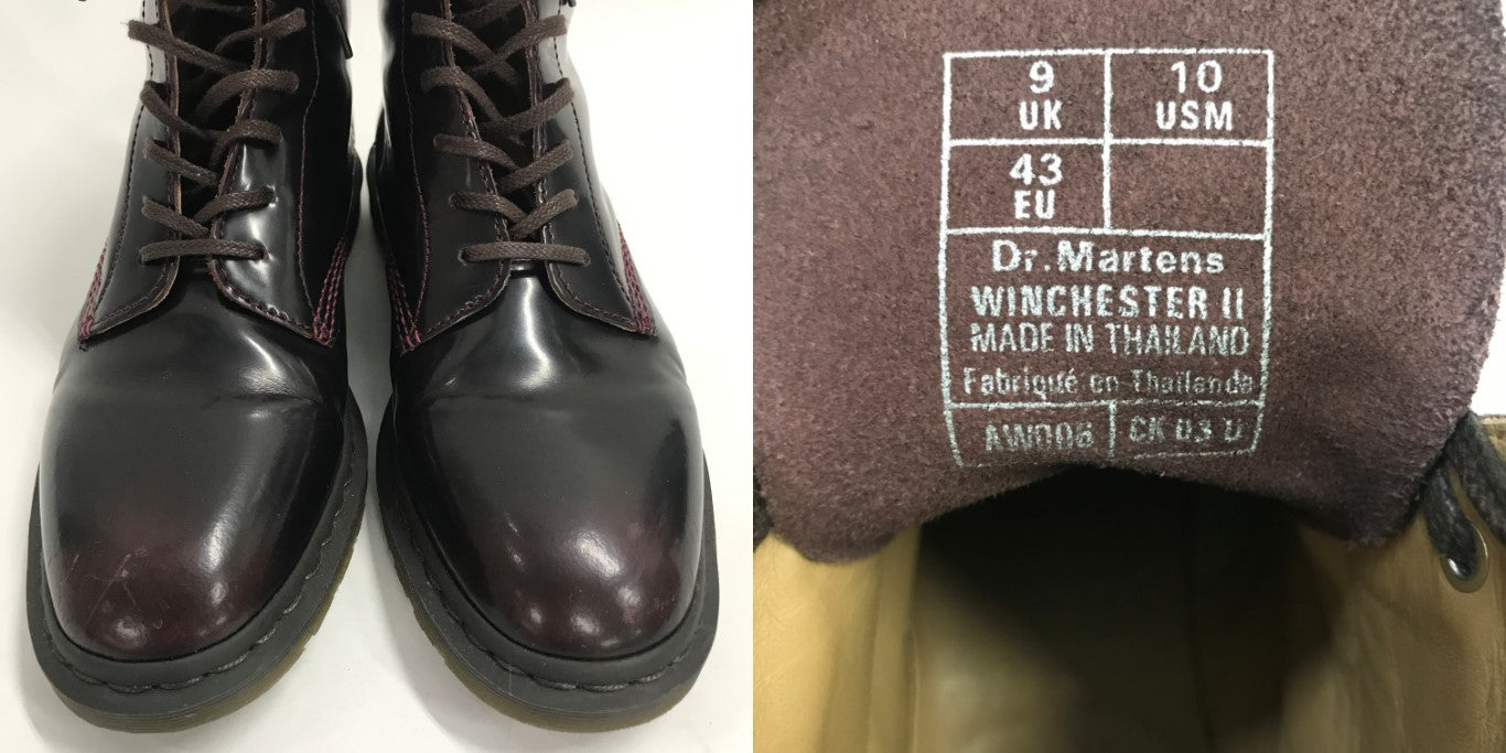 Dr.Martens Winchester Cherry Red Coat Size EU43