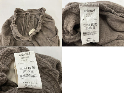 refomed Azeami Thermal Pants Brown Size 3