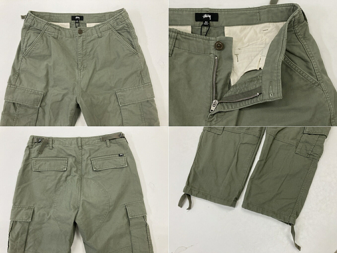 stussy Surplus Cargo Pants Green Size 30
