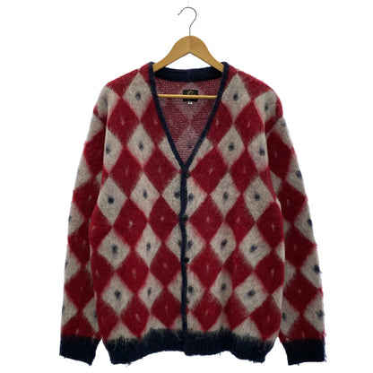 Needles Mohair Diamond Cardigan Red Size L