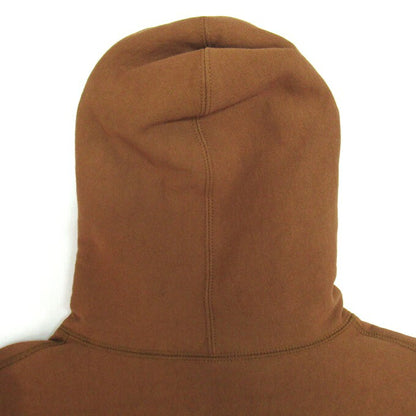 Supreme 17FW Embossed Logo Hoodie Brown Size L