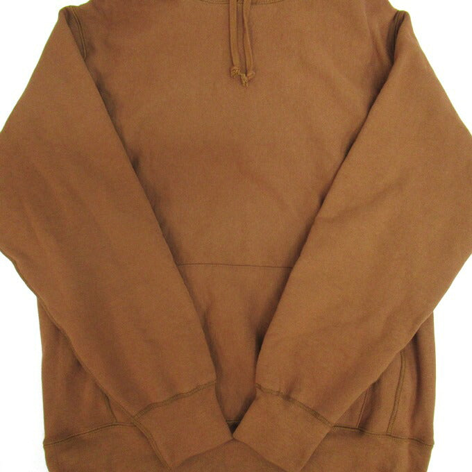 Supreme 17FW Embossed Logo Hoodie Brown Size L