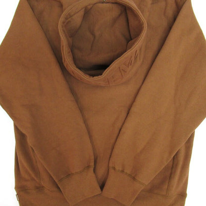 Supreme 17FW Embossed Logo Hoodie Brown Size L