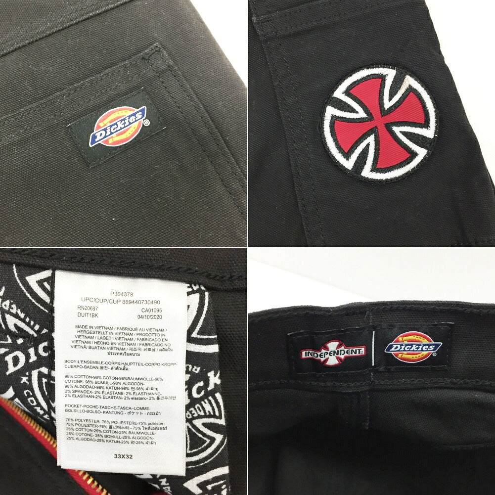 Dickies x Independent Work Pants Black Size 33