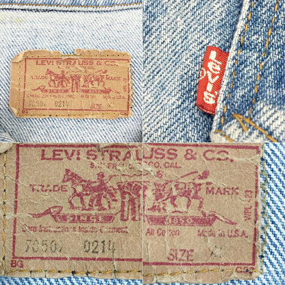 Levi's 70507 Light Blue Denim Jacket Size XL