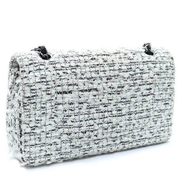 CHANEL Tweed 2.55 Matelasse Insect Bag White Size ONE SIZE
