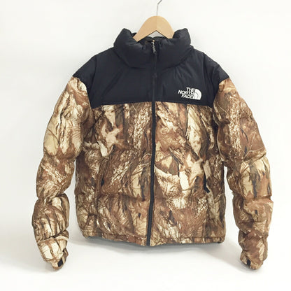 THE NORTH FACE Novelty Nuptse Jacket Brown Black Size M