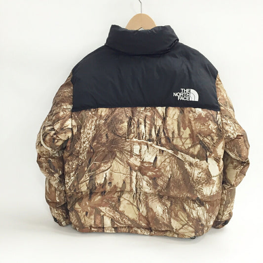 THE NORTH FACE Novelty Nuptse Jacket Brown Black Size M