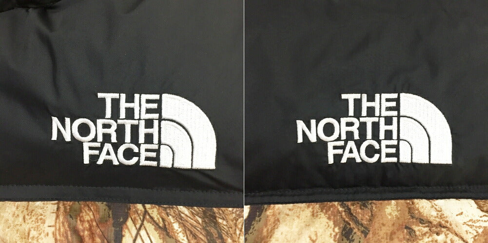 THE NORTH FACE Novelty Nuptse Jacket Brown Black Size M