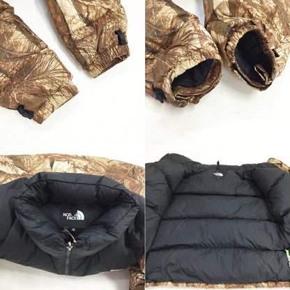 THE NORTH FACE Novelty Nuptse Jacket Brown Black Size M