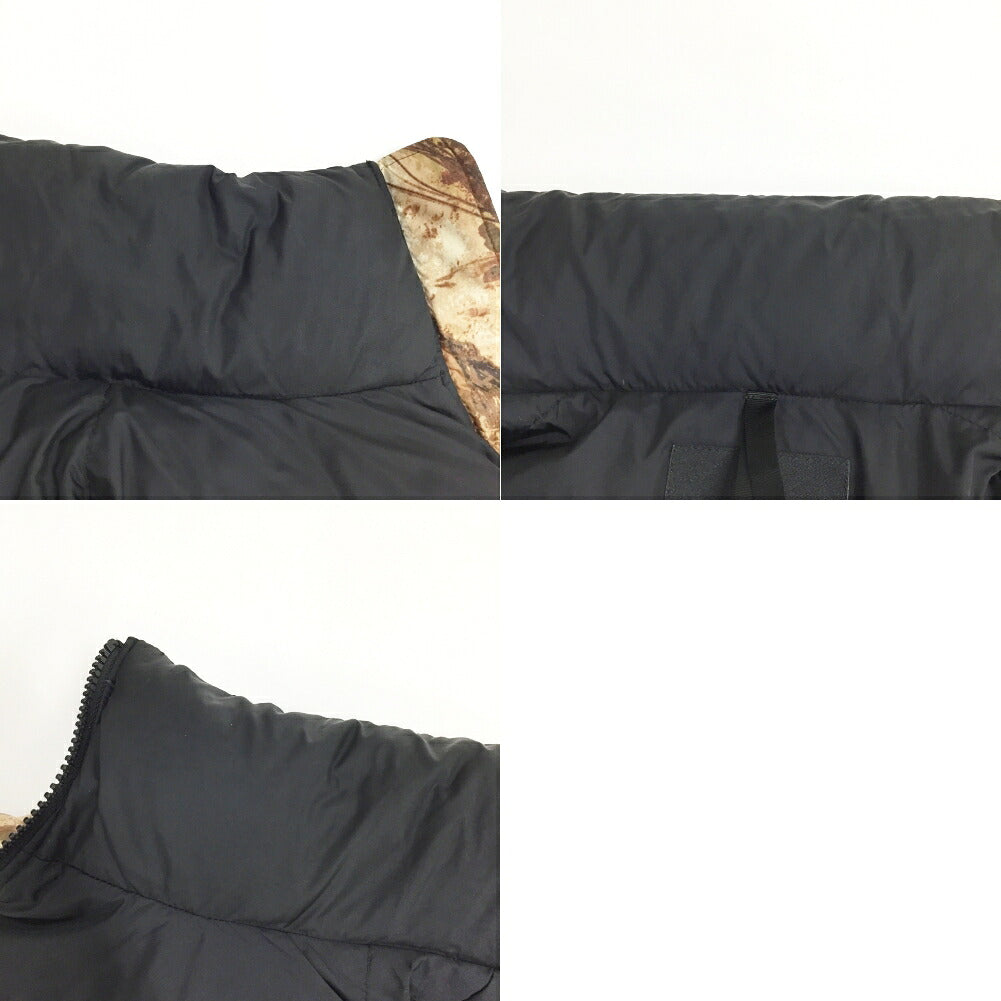 THE NORTH FACE Novelty Nuptse Jacket Brown Black Size M