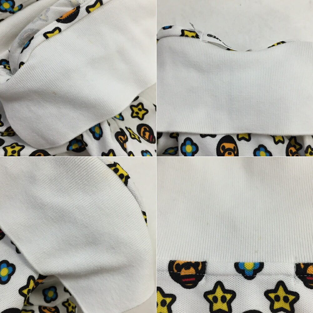A BATHING APE S/S Monogram Polo Shirt Multi Size L