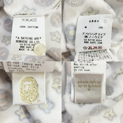 A BATHING APE S/S Monogram Polo Shirt Multi Size L