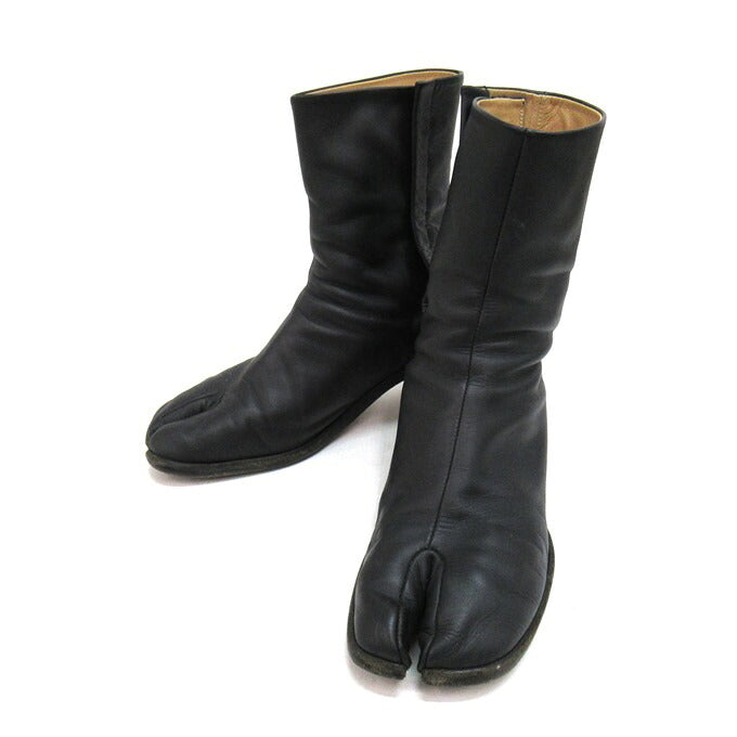 Maison Margiela 22AW Tabi Ankle Boots Black Size EU 40