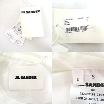 JIL SANDER Back Logo S/S T-Shirt White Size S