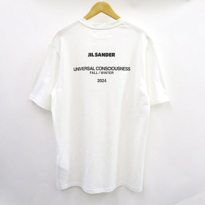 JIL SANDER Back Logo S/S T-Shirt White Size S
