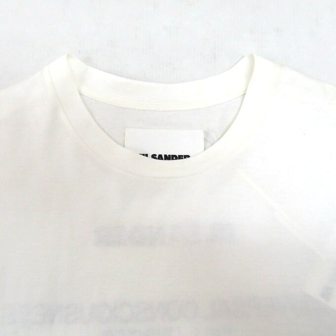 JIL SANDER Back Logo S/S T-Shirt White Size S