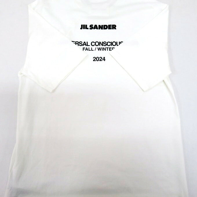 JIL SANDER Back Logo S/S T-Shirt White Size S