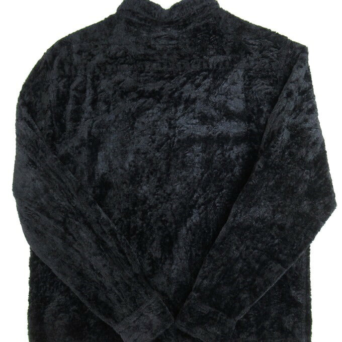 Supreme 17AW Cheetah Pile Zip Up Shirt Black Size M