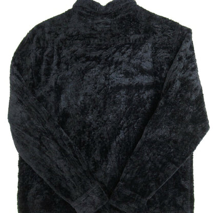 Supreme 17AW Cheetah Pile Zip Up Shirt Black Size M