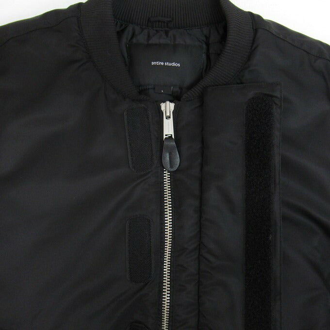 Entire Studios A-2 Bomber Jacket Black Size L