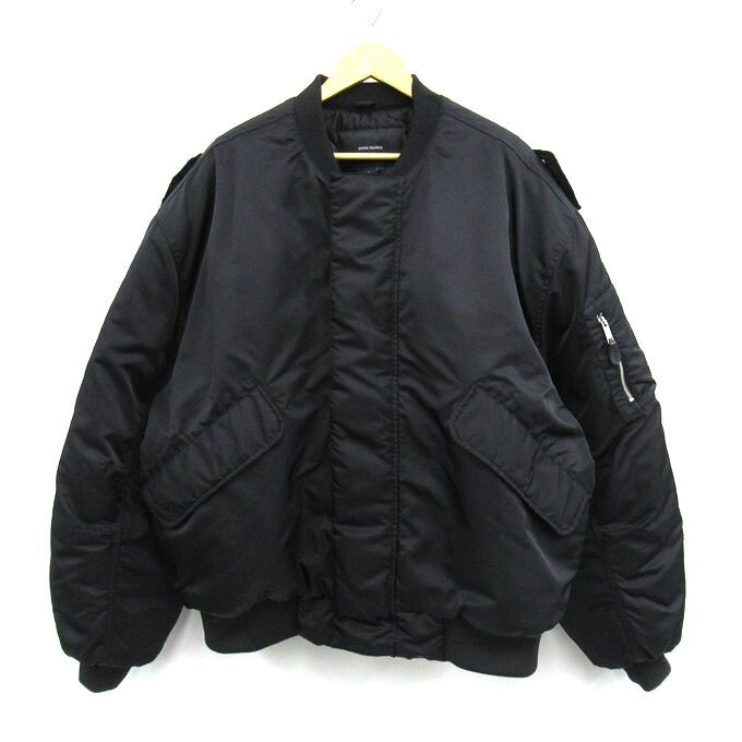 Entire Studios A-2 Bomber Jacket Black Size L