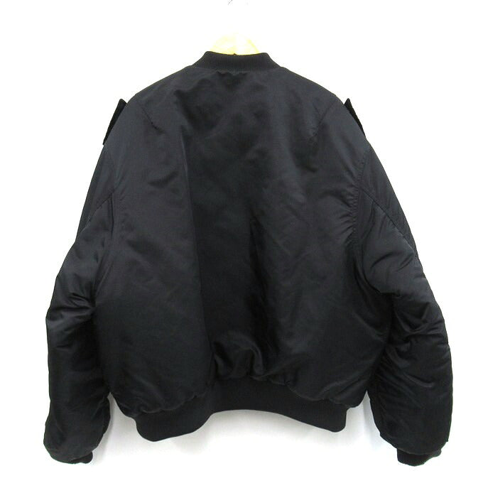 Entire Studios A-2 Bomber Jacket Black Size L