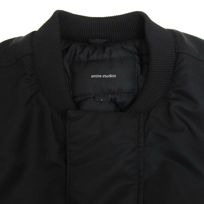 Entire Studios A-2 Bomber Jacket Black Size L