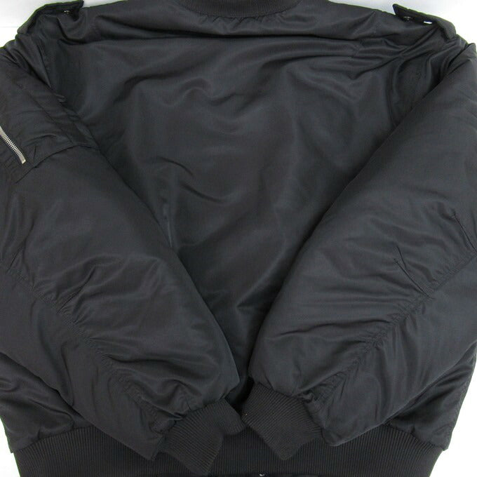 Entire Studios A-2 Bomber Jacket Black Size L