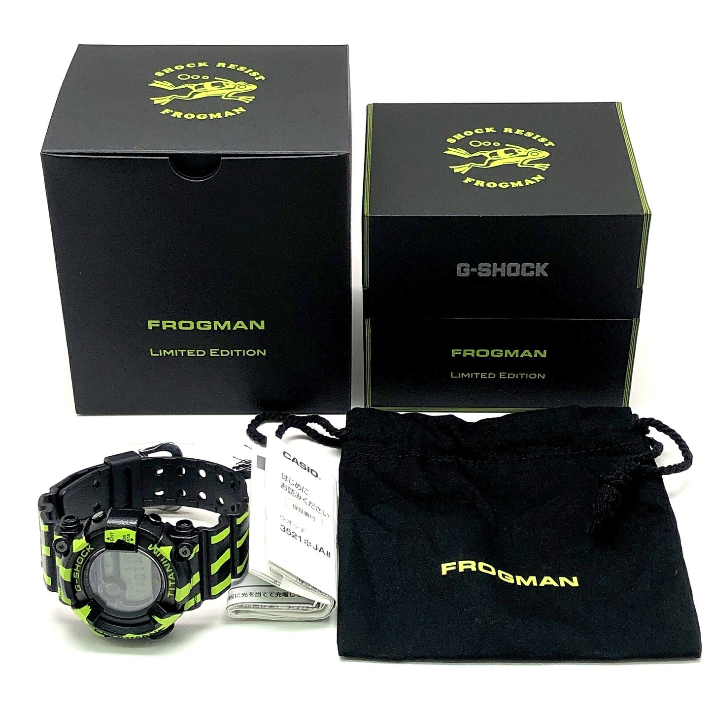 G-SHOCK FROGMAN Poison Dart Frog ONE SIZE Watch Size ONE SIZE