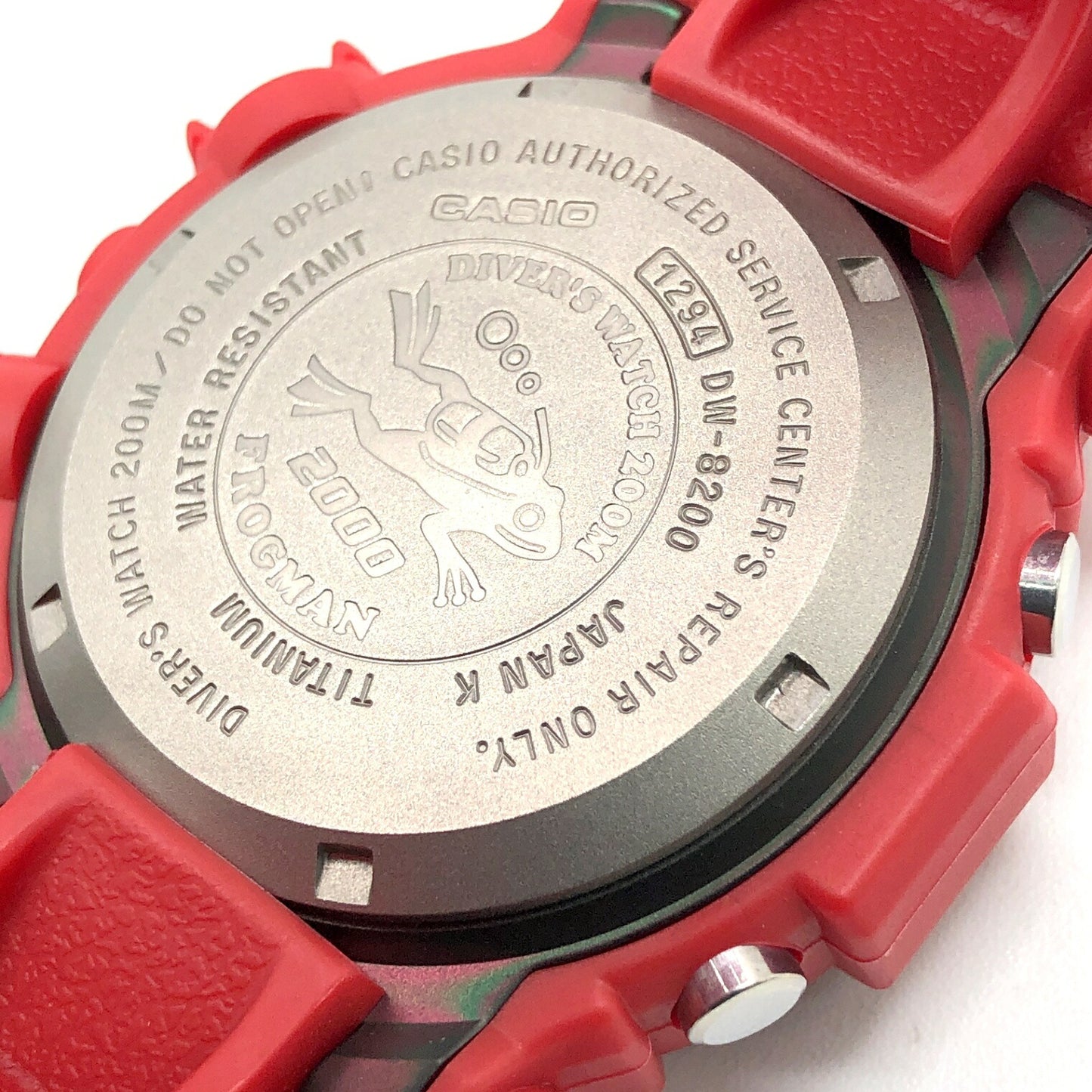 G-SHOCK FROGMAN 2000 Red Frog Edition Watch Size ONE SIZE