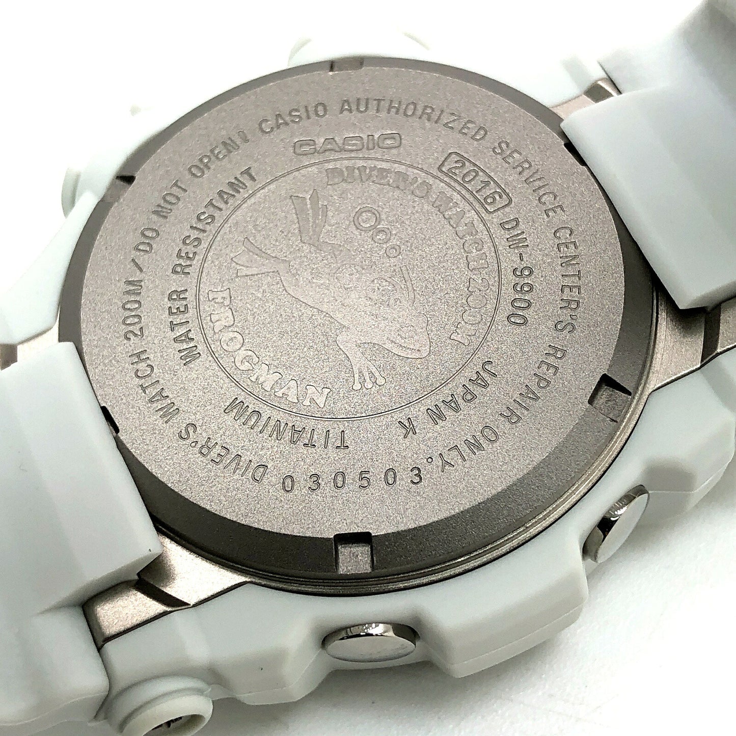 G-SHOCK FROGMAN Men In White Gray Watch Size ONE SIZE