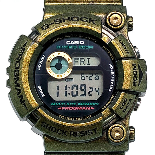 G-SHOCK GW-200GM-9 FROGMAN Gold Defender Watch Size ONE SIZE