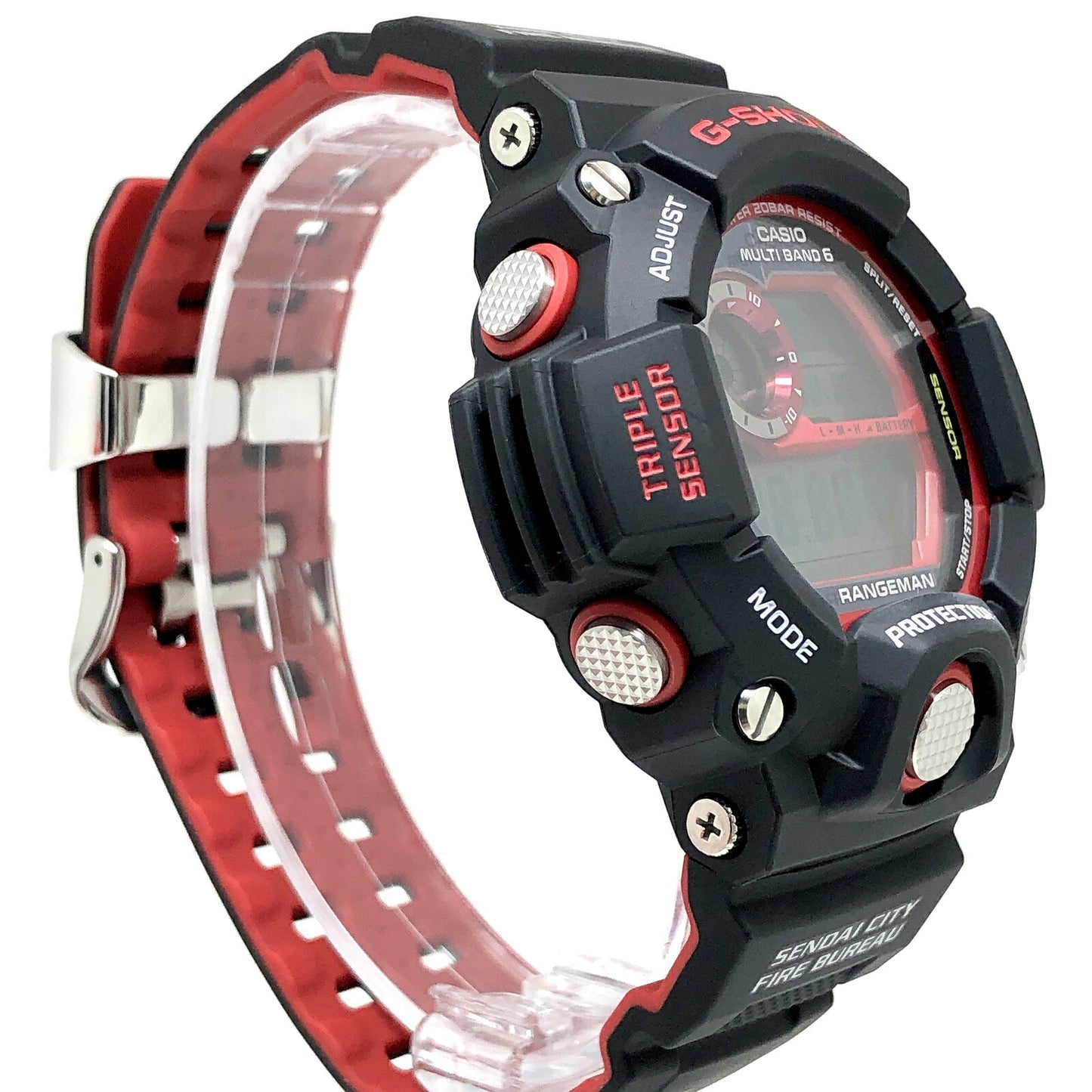 G-SHOCK Rangeman Fire Rescue 25th Solar Watch Size ONE SIZE
