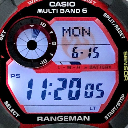 G-SHOCK Rangeman Fire Rescue 25th Solar Watch Size ONE SIZE