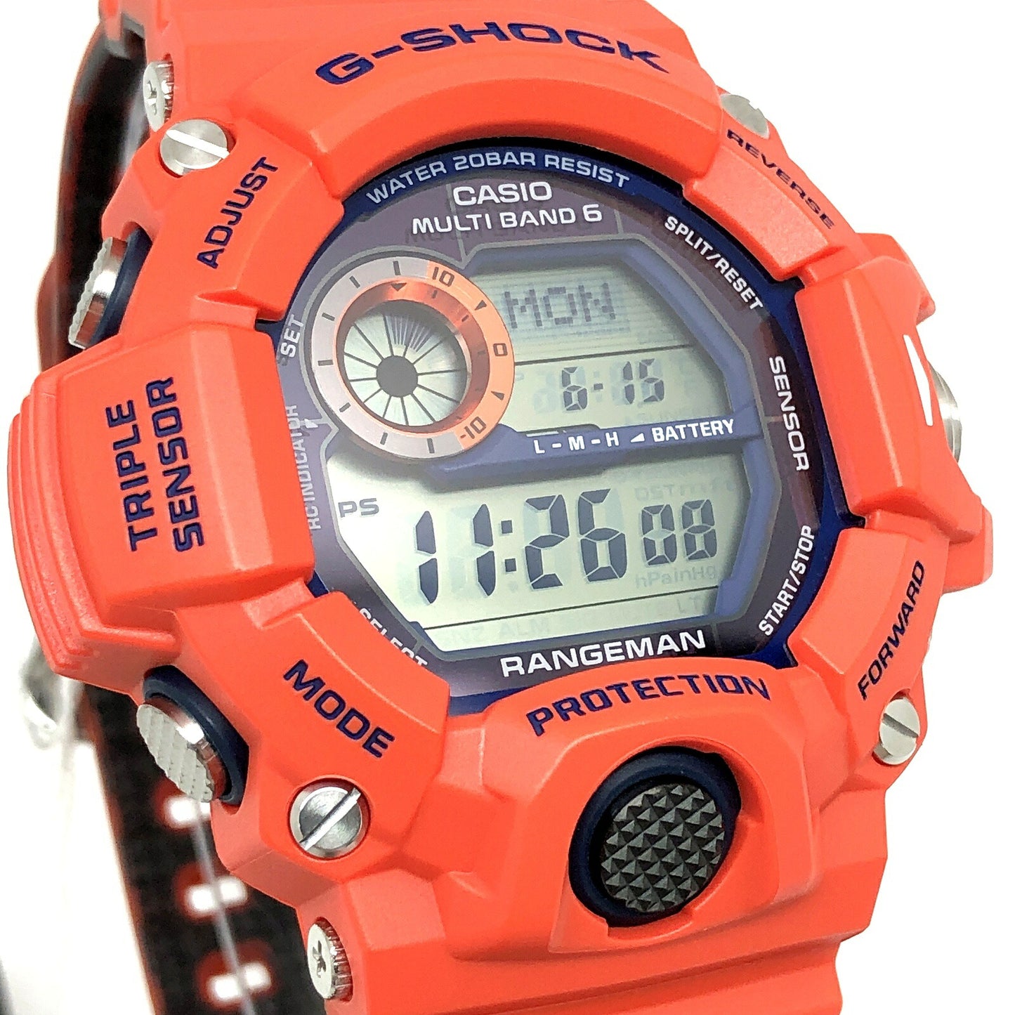 G-SHOCK GW-9400FBJ-4 Rangeman Watch Orange Size ONE SIZE