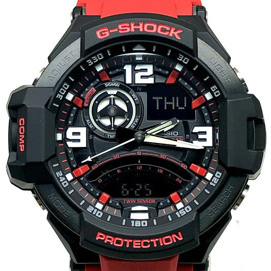 G-SHOCK GA-1000 Gravitymaster Black Red Watch Size ONE SIZE
