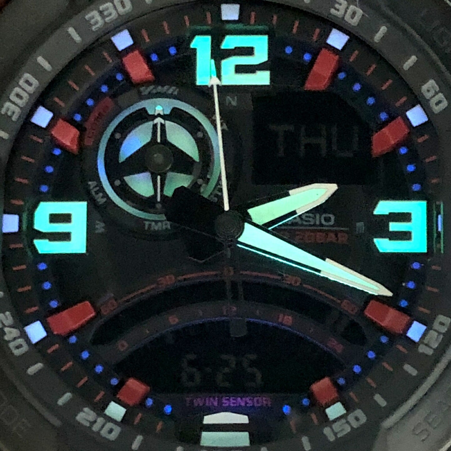 G-SHOCK GA-1000 Gravitymaster Black Red Watch Size ONE SIZE
