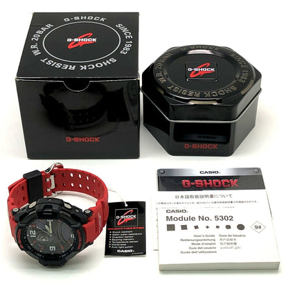 G-SHOCK GA-1000 Gravitymaster Black Red Watch Size ONE SIZE