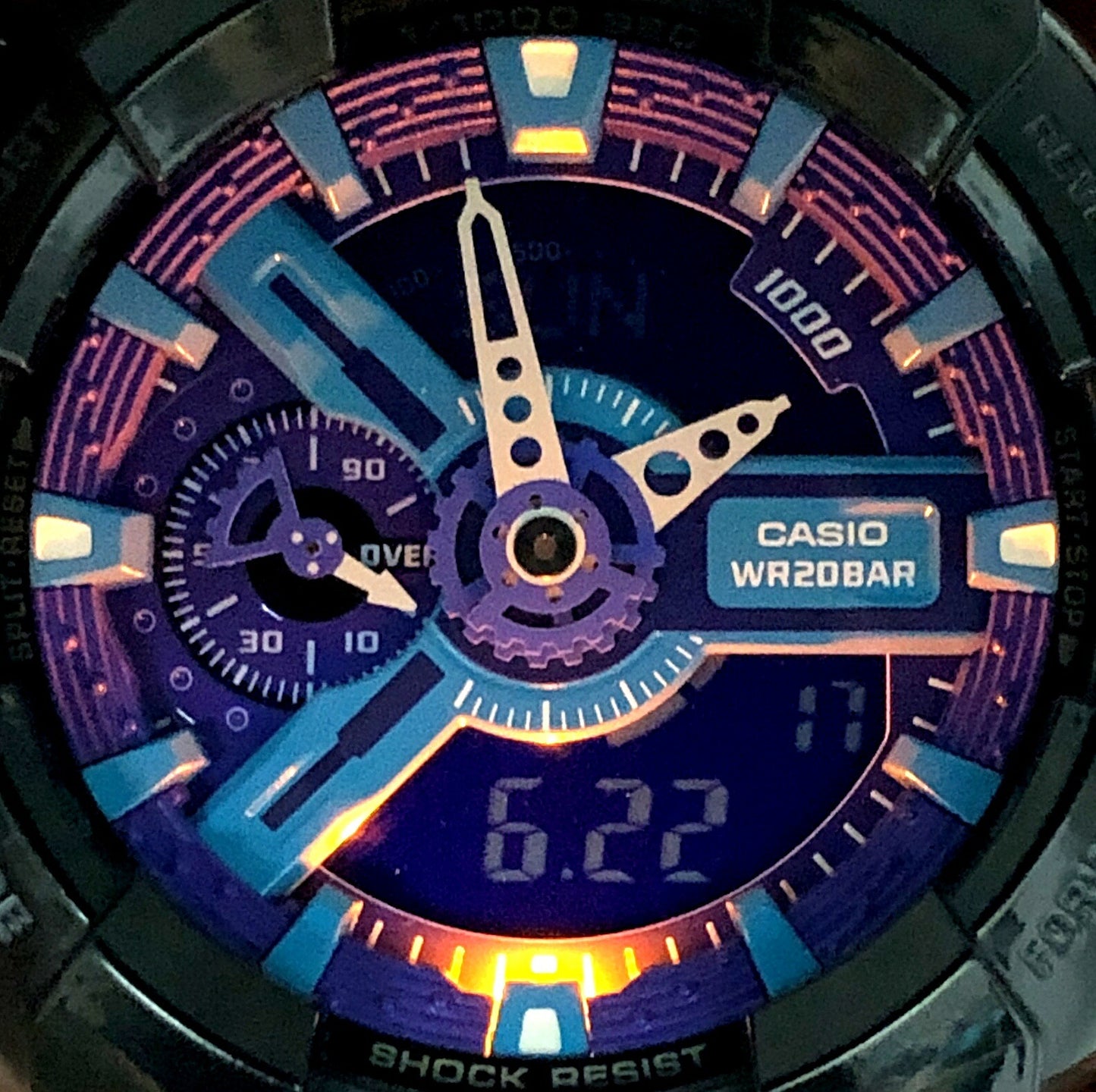 G-SHOCK GA-110HC-1A Hyper Colors Watch Multi Size ONE SIZE