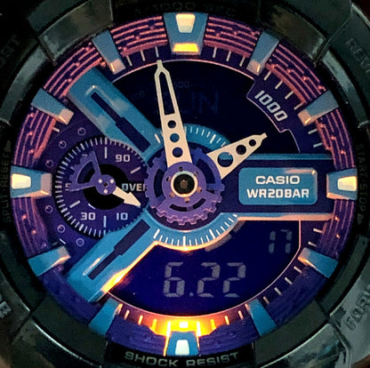 G-SHOCK GA-110HC-1A Hyper Colors Watch Multi Size ONE SIZE