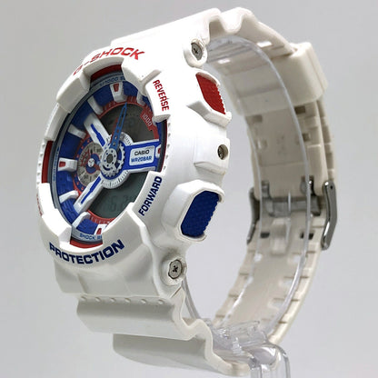 G-SHOCK White Tricolor Big Case Ana-Digi Watch Size ONE SIZE