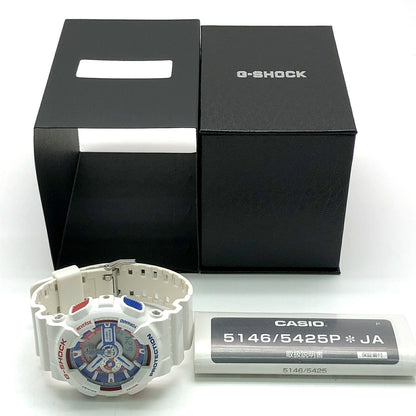 G-SHOCK White Tricolor Big Case Ana-Digi Watch Size ONE SIZE