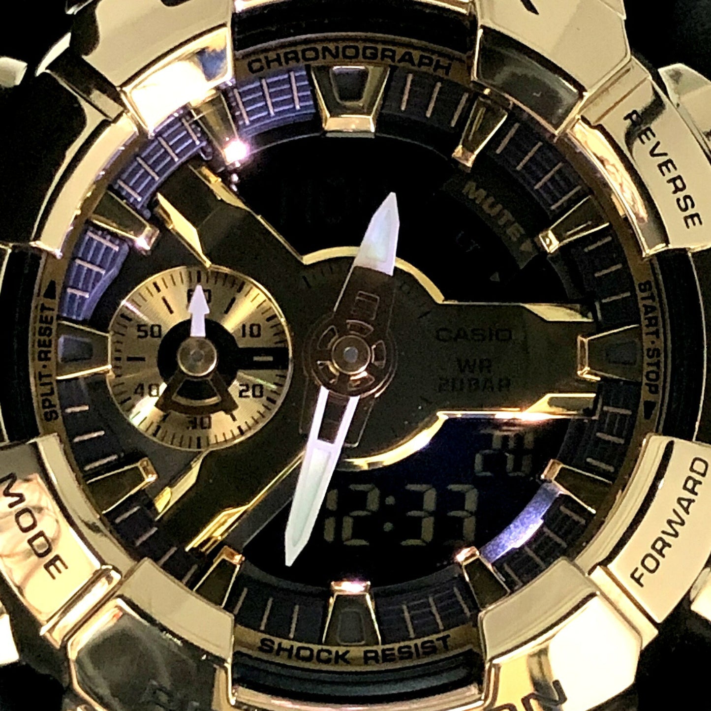 G-SHOCK GM-110G-1A9 Metal Covered ONE SIZE Watch Size ONE SIZE