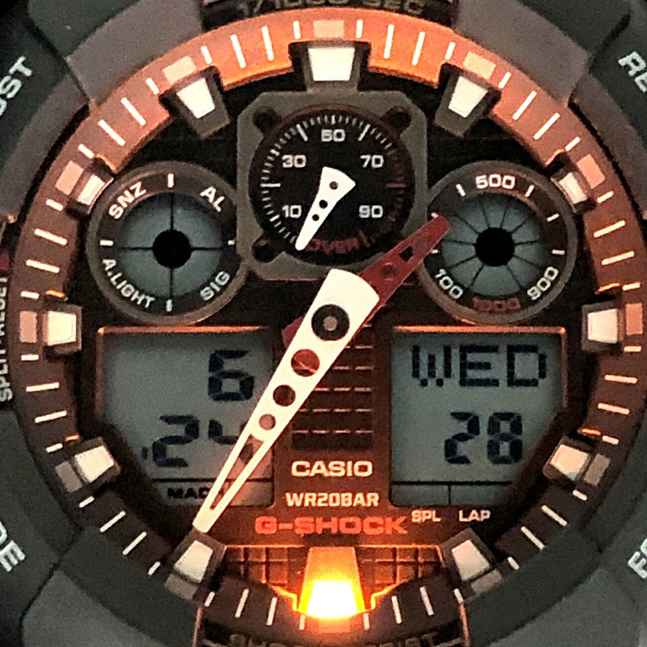 G-SHOCK GA-100-1A4 Analog-Digital Watch Multi Size ONE SIZE