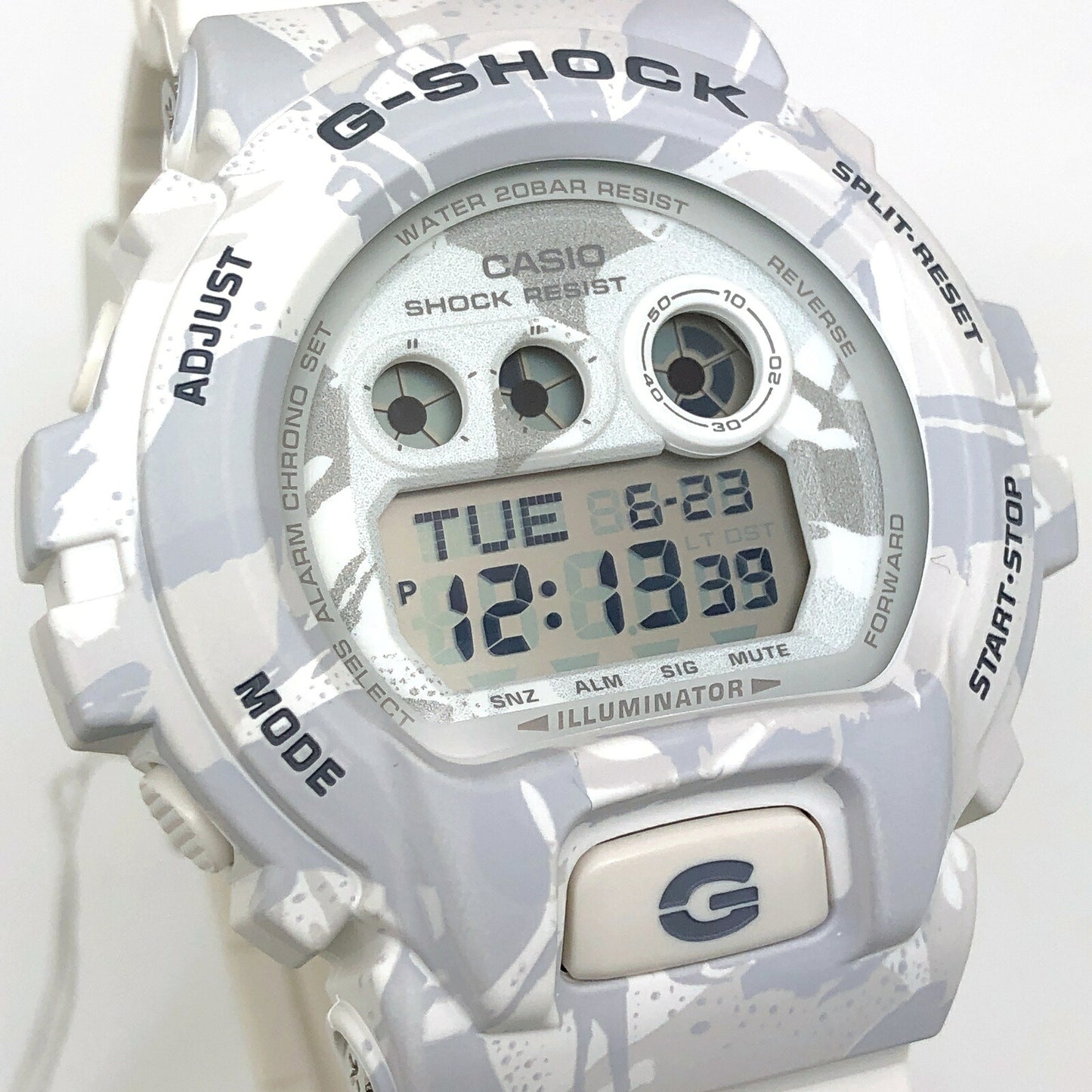 G-SHOCK Camouflage Series Snow Camo ONE SIZE Watch Size ONE SIZE