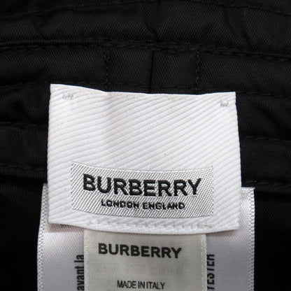 BURBERRY Horseferry Logo Bucket Hat Black Size M