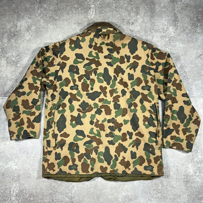 SAFTBAK 70s Vintage Duck Hunter Camo Cotton Jacket Size L